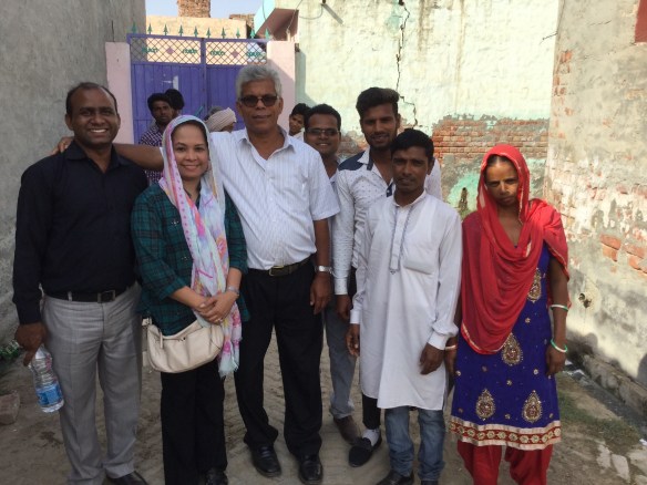 Ptr. Marissa (2nd from left), Ptr. Itty (3rd from left) with FGAI pastors in India (April 2016)